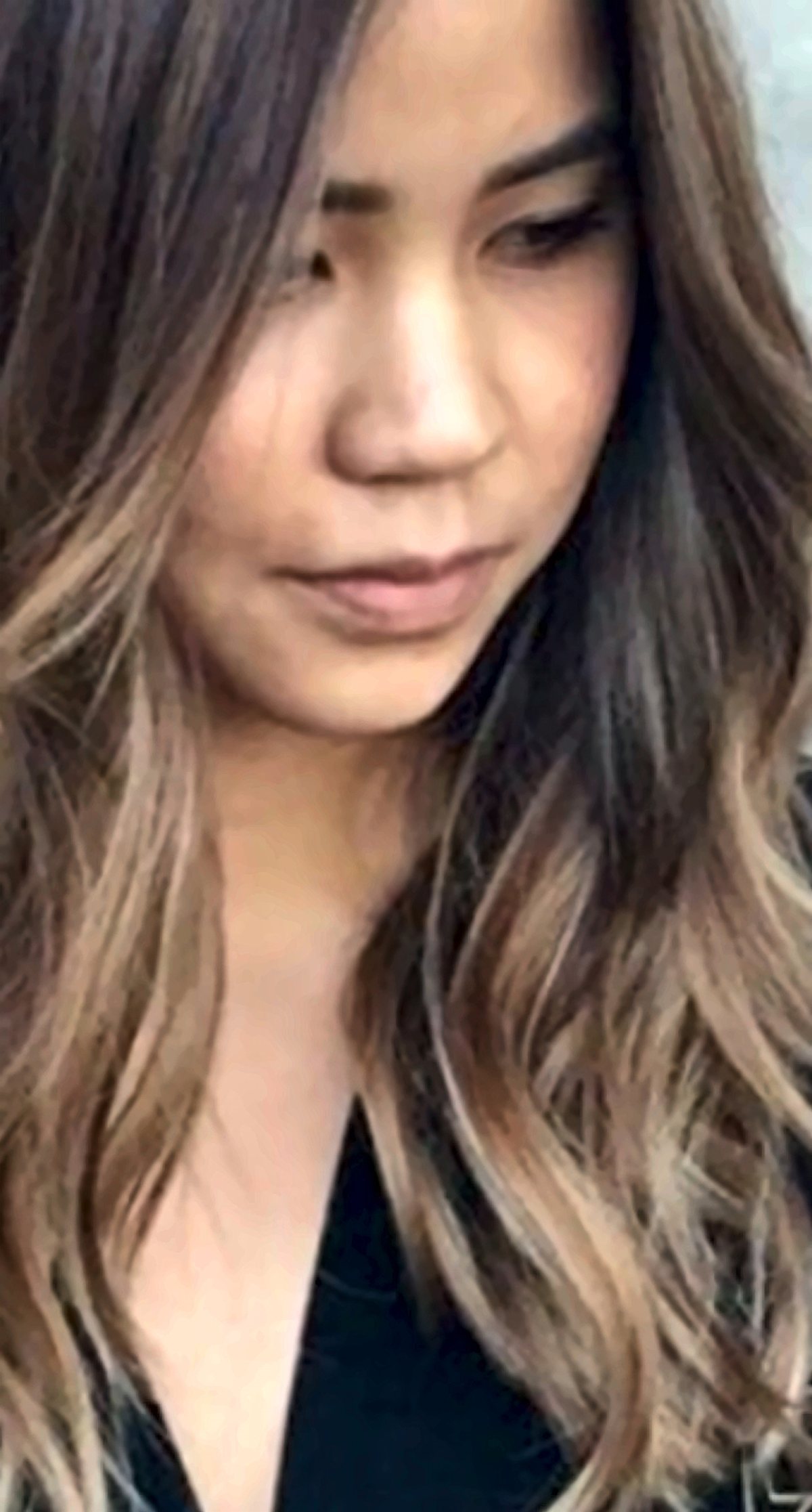 Balayage suave sobre castaño